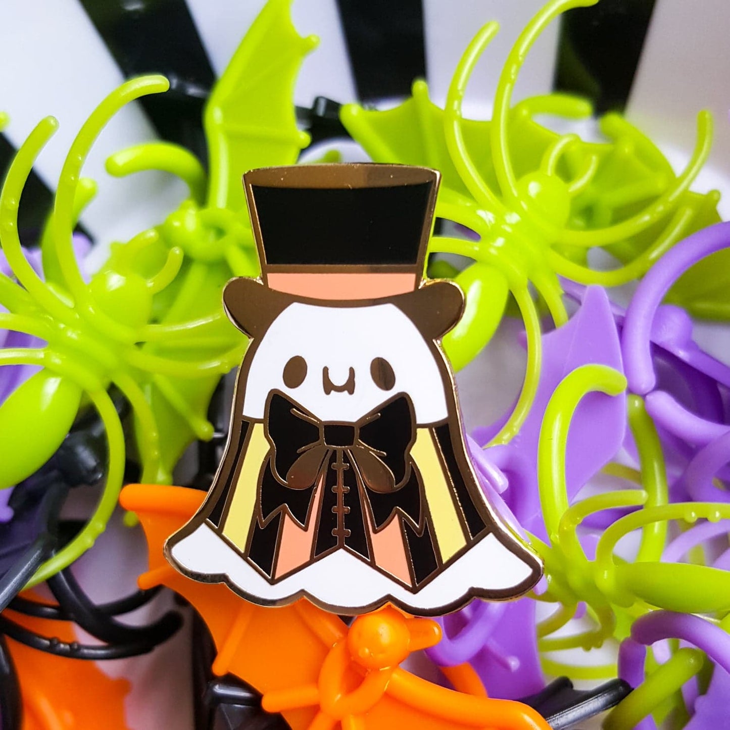 Dapper Ghost Enamel Pin