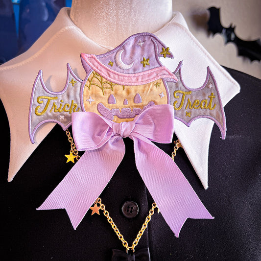 2-Way Satin Jackolantern Brooch