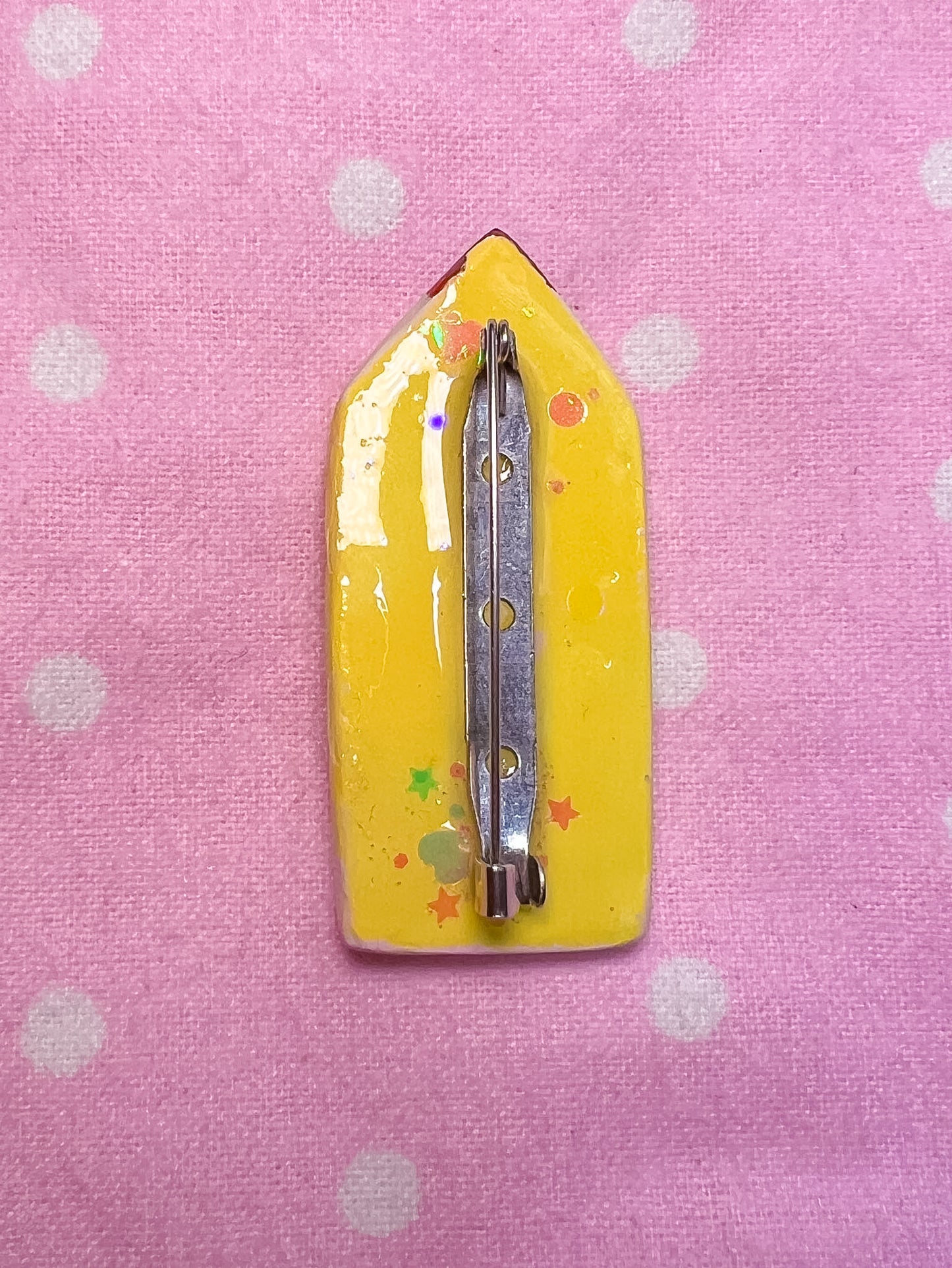 Artist's Pencil Handmade Clay Pin