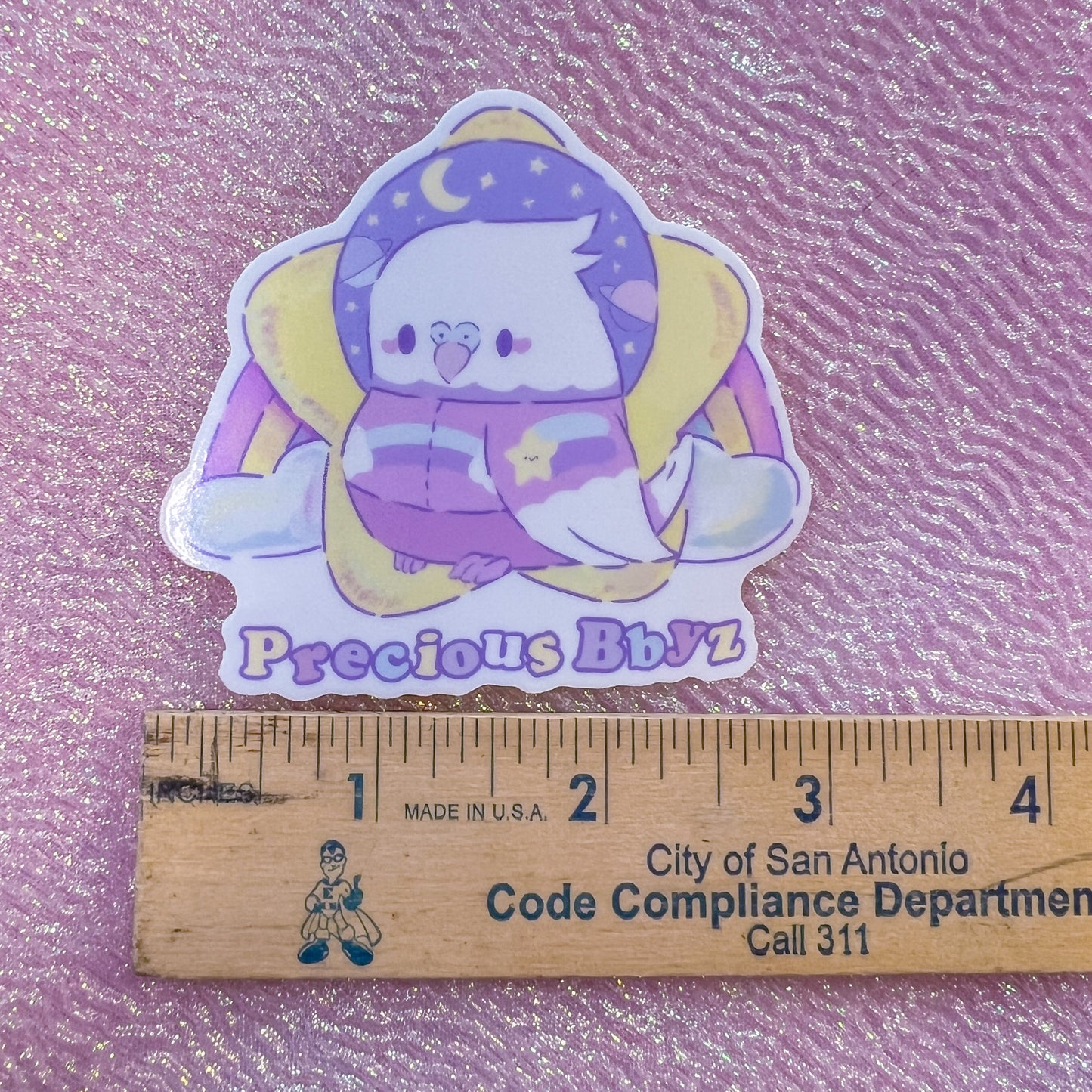 Astro Birb Sticker | 3 inch Glossy Vinyl Sticker