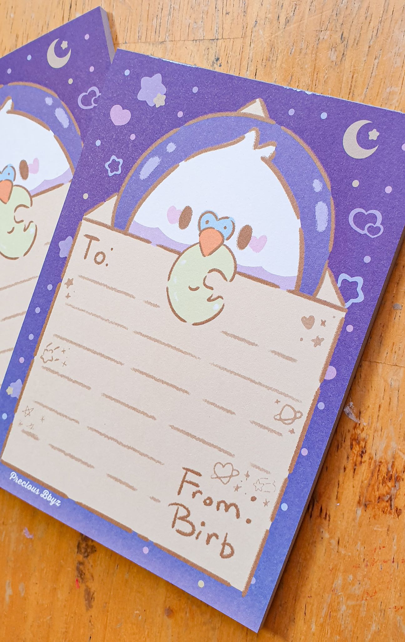 Astro Birb Letter 4x6 Memo Pad