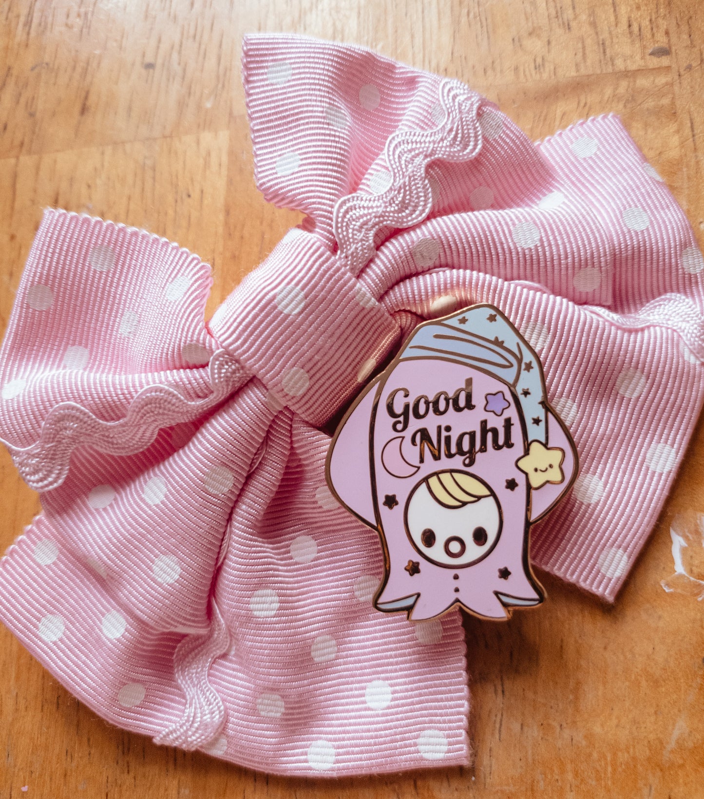 Sleepy Squib Hard Enamel Pin💤