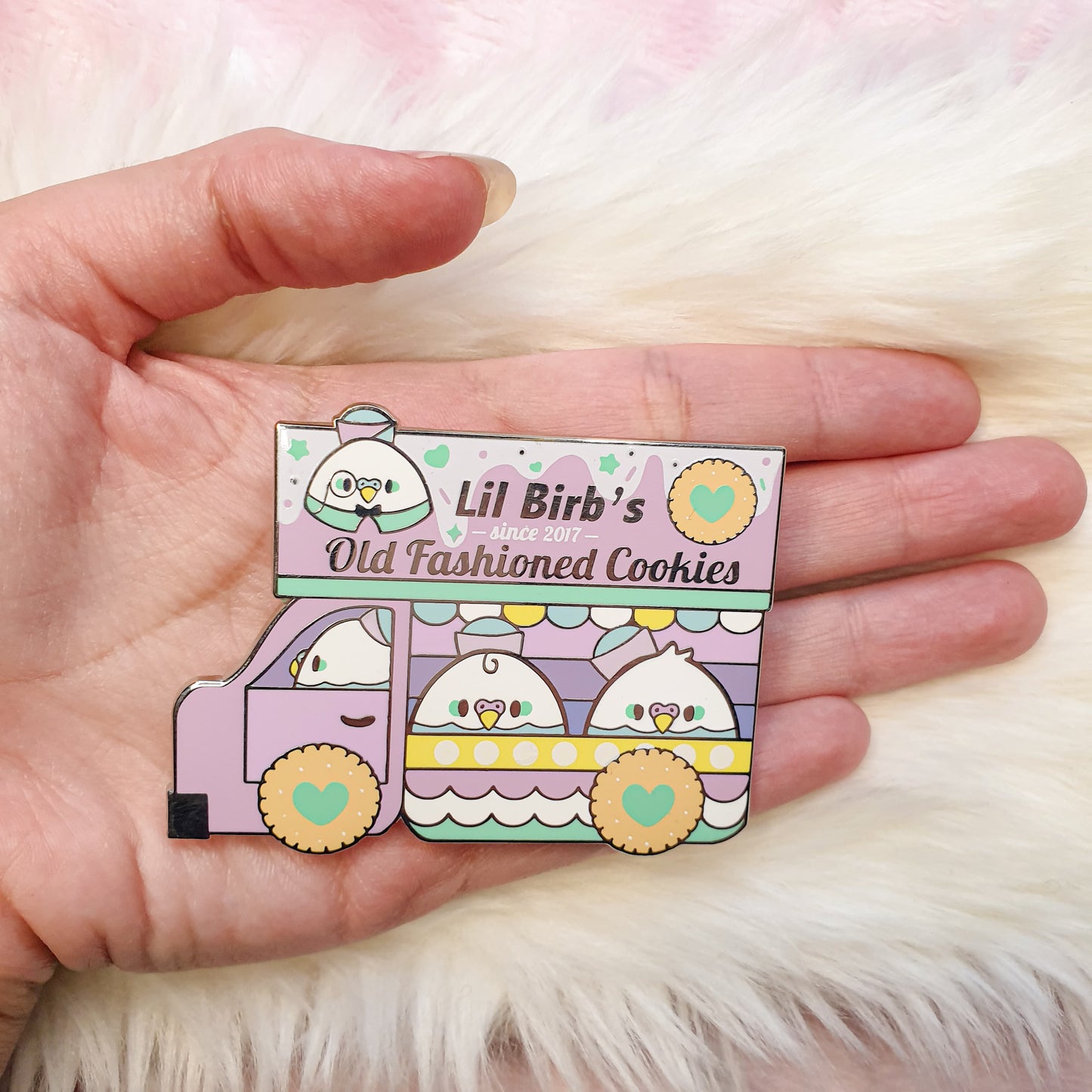 Birb's Cookie Delivery (Pink)