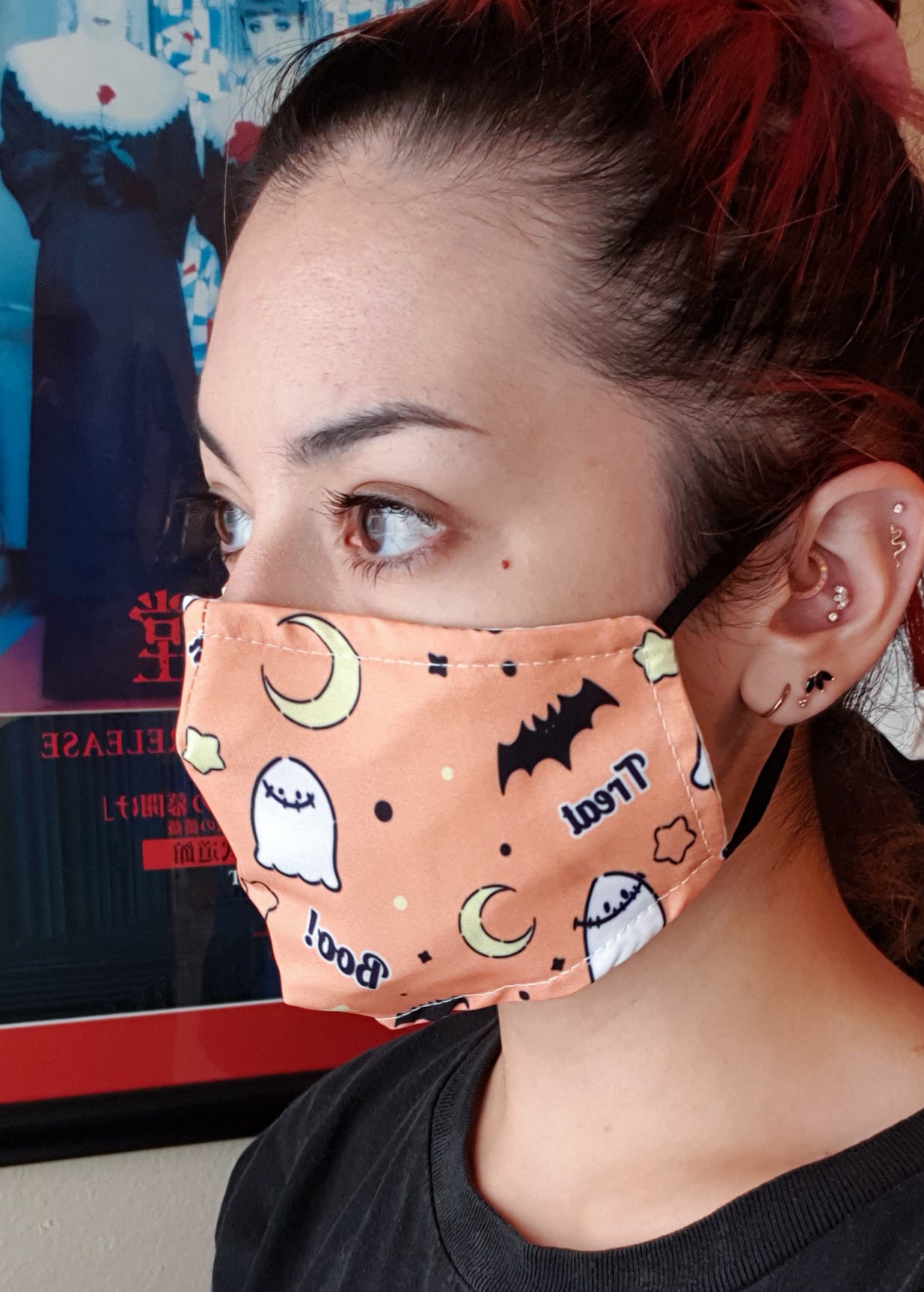 Sheriff Giraffe Pastel Unisex Filter Pocket Mask