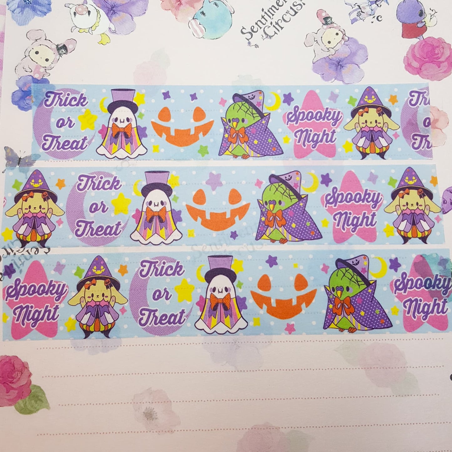 Spooky Party Thick Washi Tape