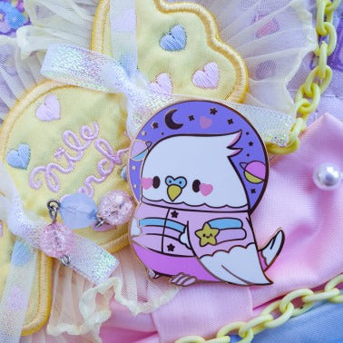 Astro Birb Kawaii Enamel Pin