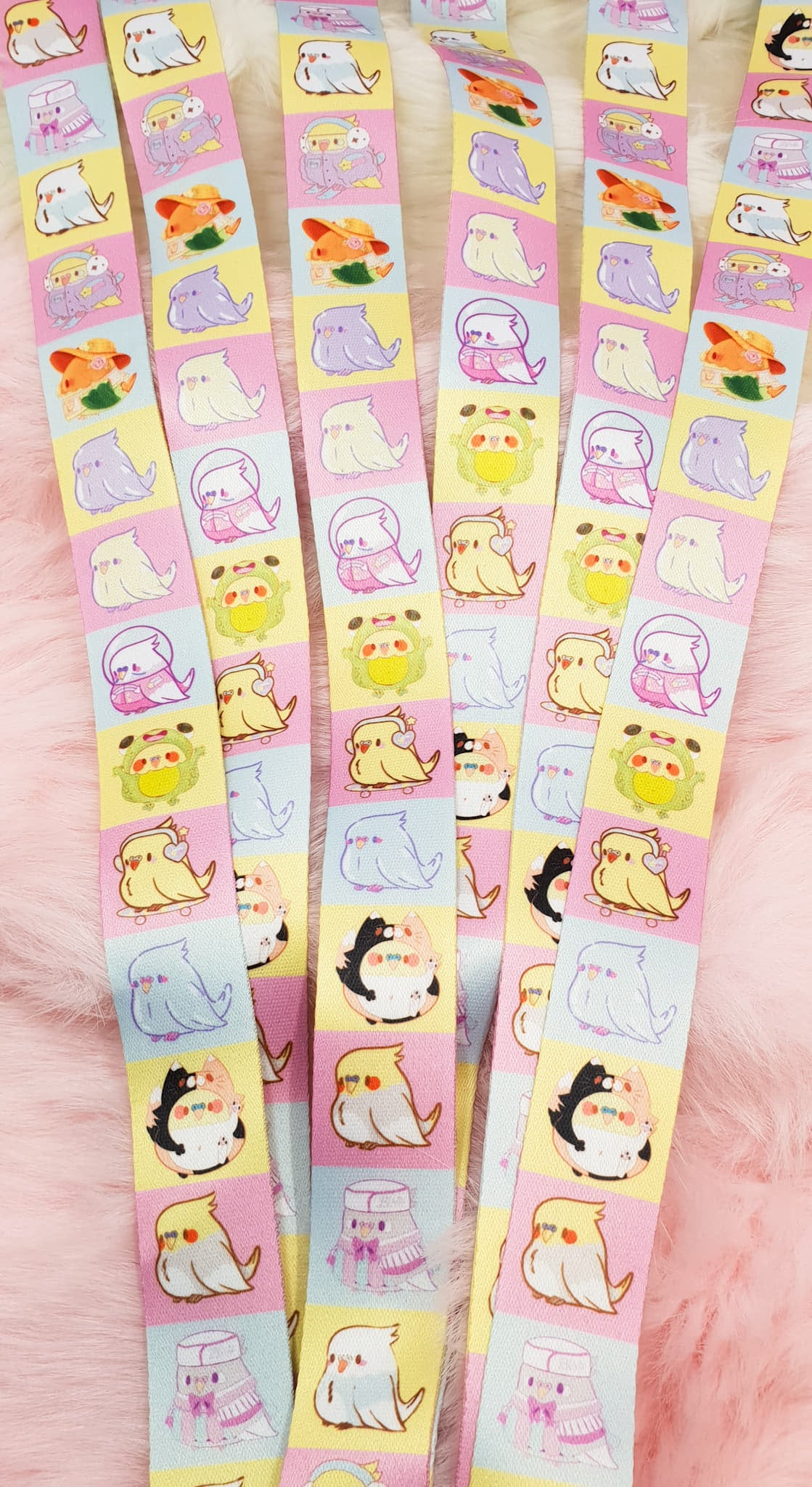 Birb Party Thick Lanyard