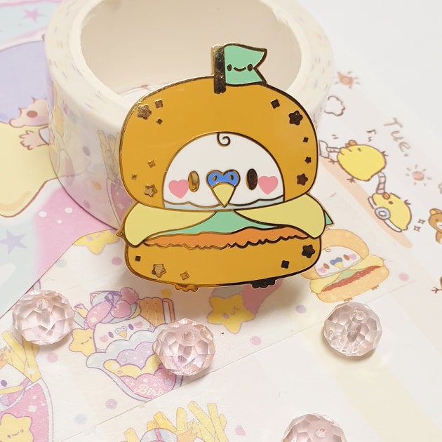 Hambirbger Hard Enamel Pin