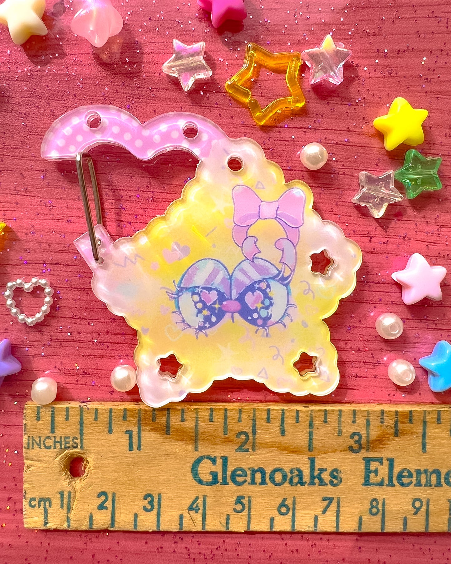 Cutie Star Carabiner Keychain