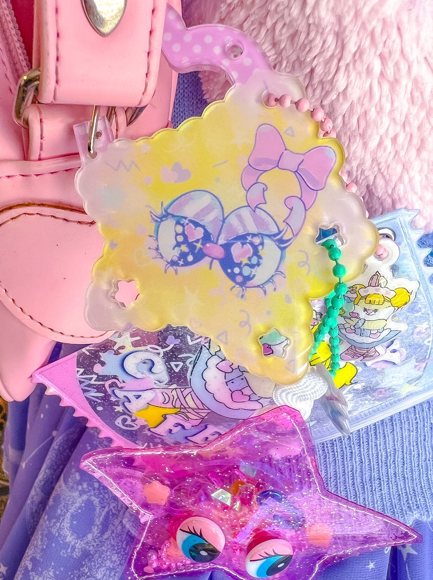 Cutie Star Carabiner Keychain