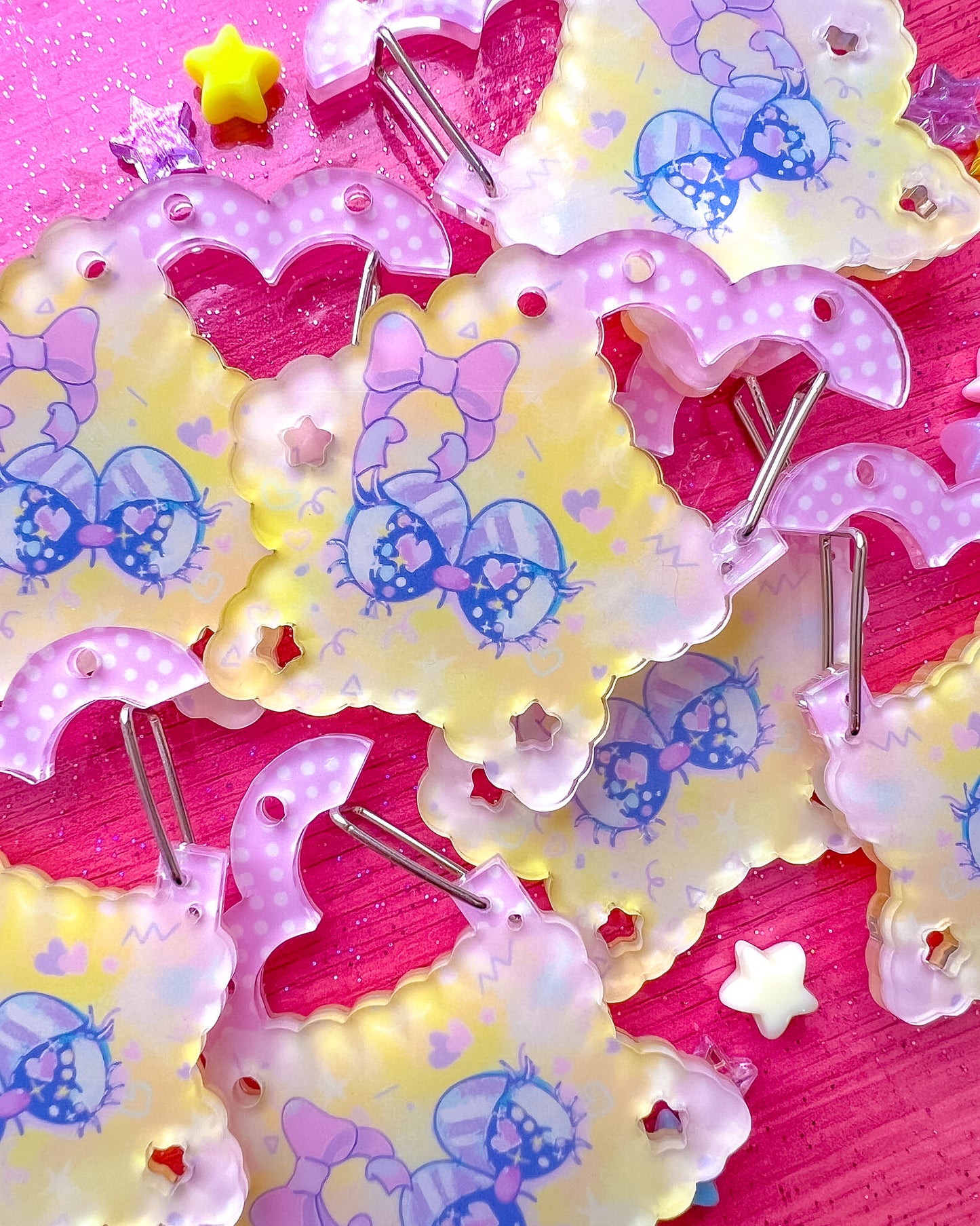 Cutie Star Carabiner Keychain