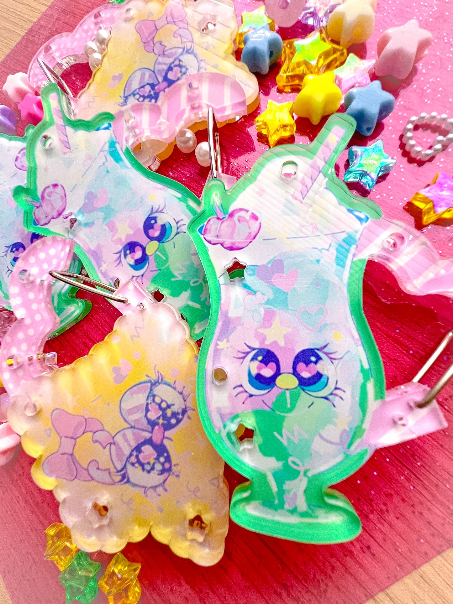 Soda Parfait Carabiner Keychain