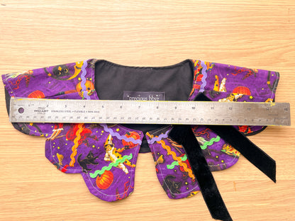 Vintage Halloween Scallop Collar