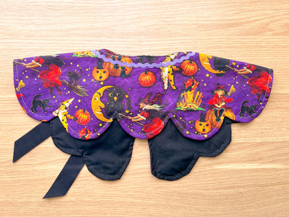 Vintage Halloween Scallop Collar