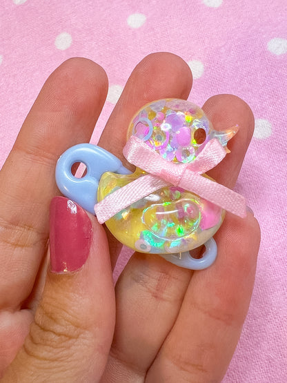 Ducky Resin Pins (Pink and Blue)