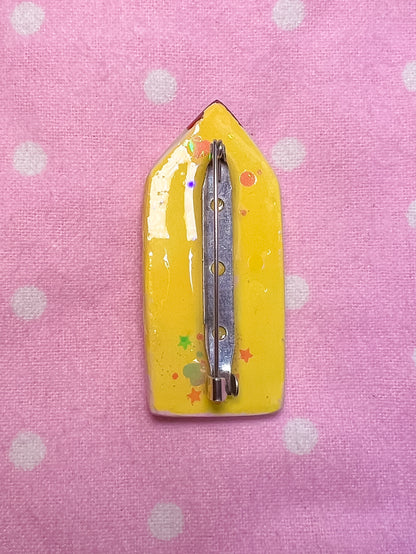 Artist's Pencil Handmade Clay Pin
