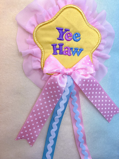 Yee Haw 2-Way Satin Brooch