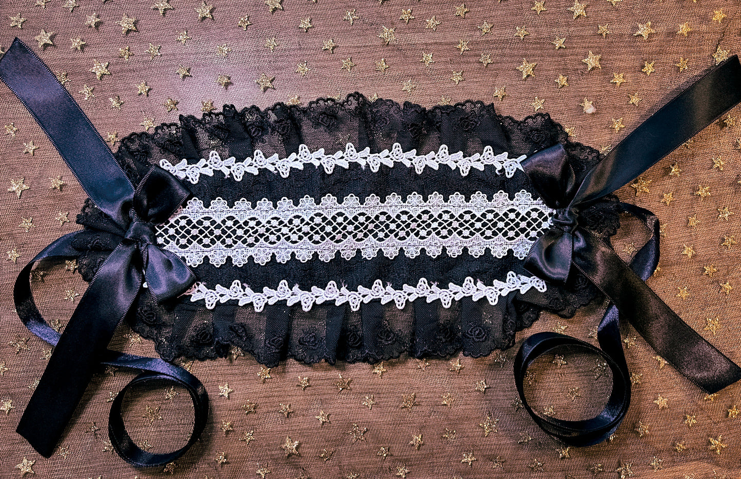 Lace Overlay Headdress