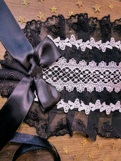 Lace Overlay Headdress