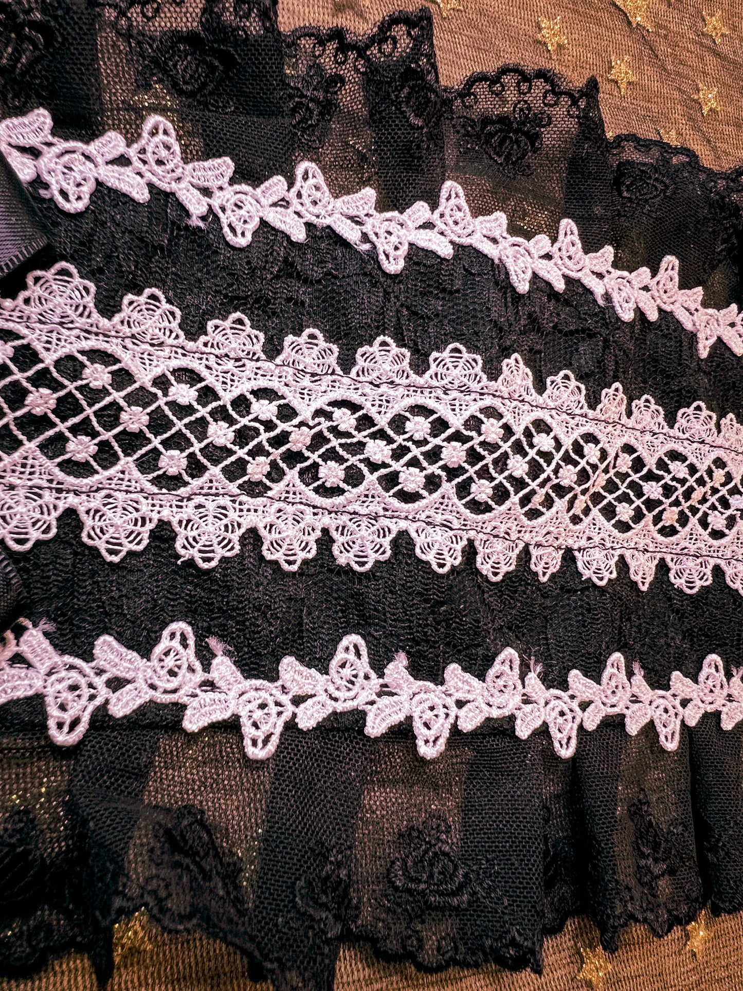 Lace Overlay Headdress