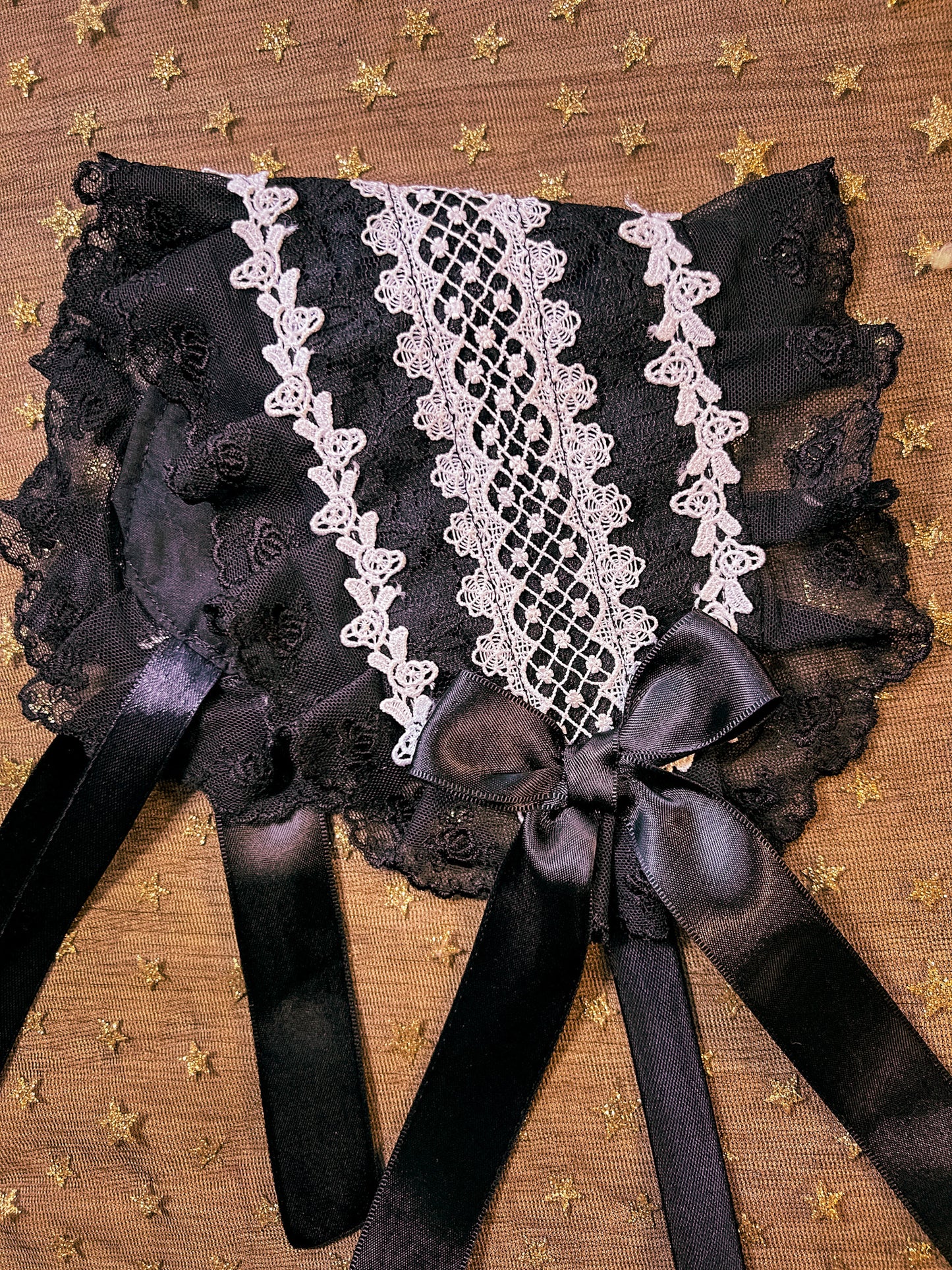 Lace Overlay Headdress
