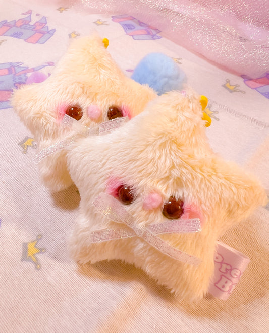 Mini Star Keychain with Pink Tail