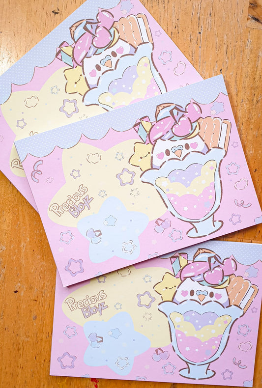 Birb Parfait 4x6 Memo Pad