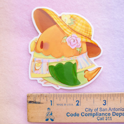 Gardener Birb Sticker | 3 inch Vinyl Sticker
