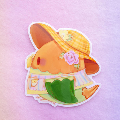 Gardener Birb Sticker | 3 inch Vinyl Sticker