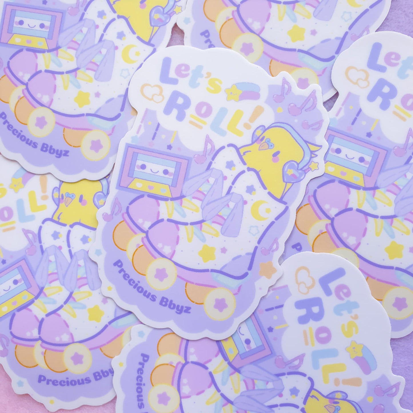 Let's Roll! Birb Sticker | 3 inch Vinyl Sticker