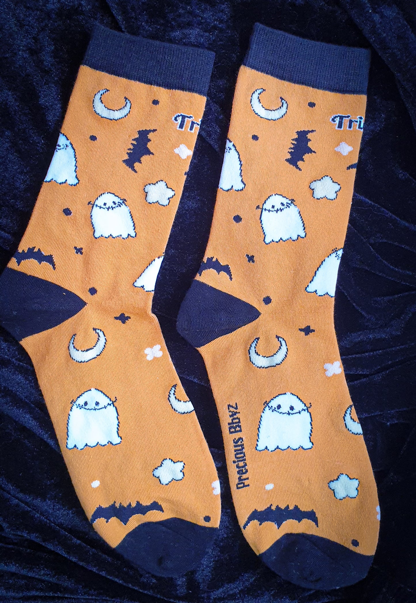 Halloween Night Socks (Orange)