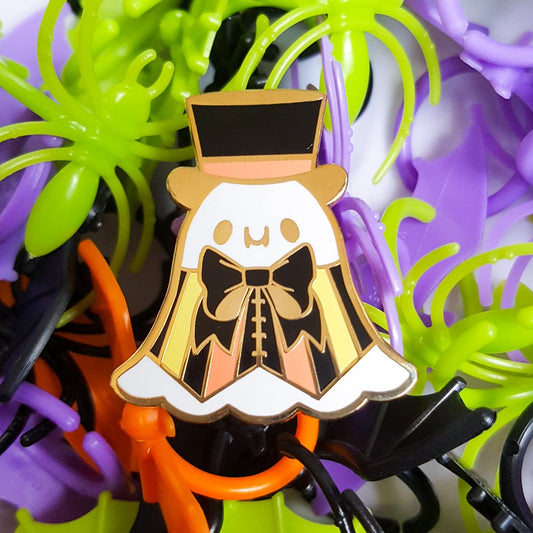 Dapper Ghost Enamel Pin