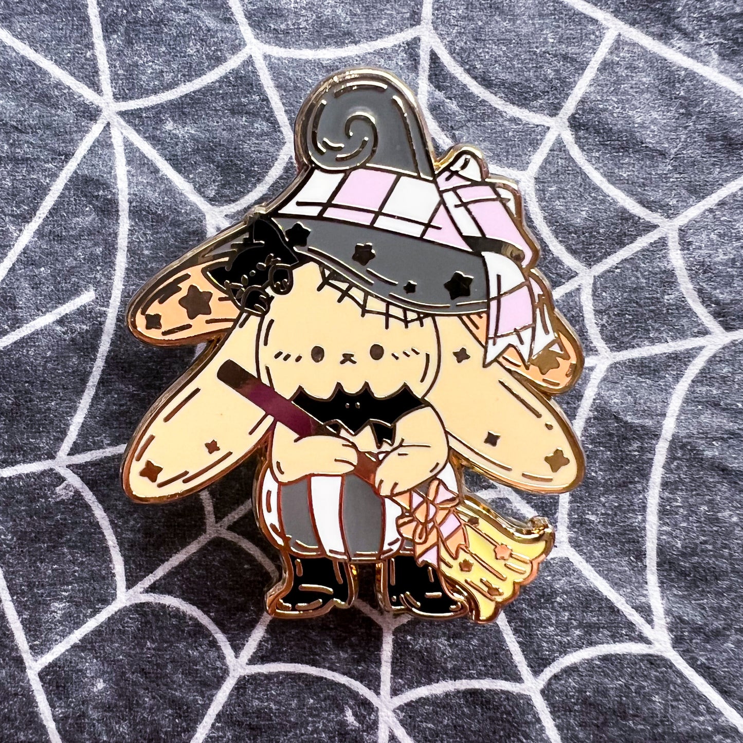Witchy Bunny Enamel Pin