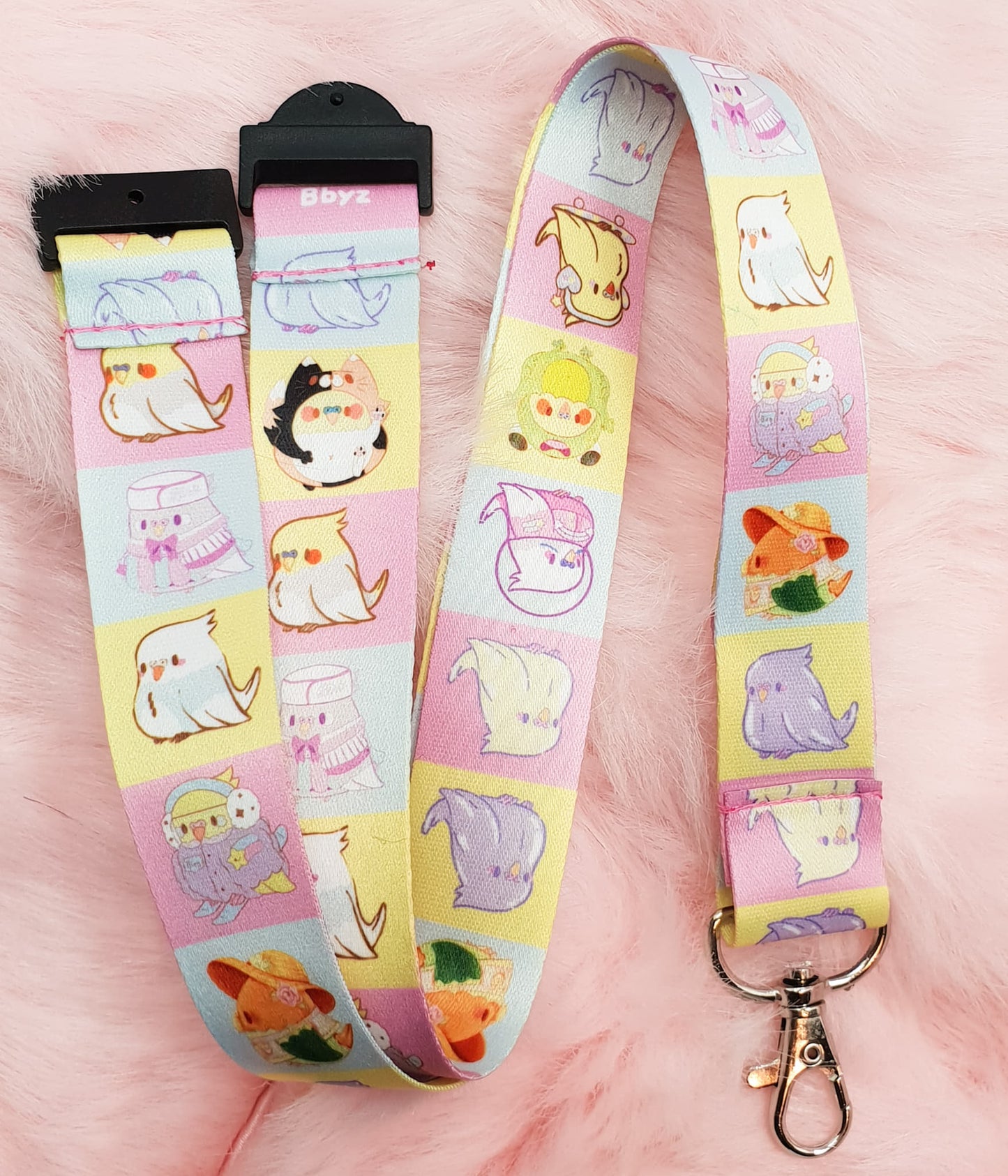 Birb Party Thick Lanyard